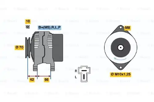 генератор BOSCH 0 986 035 791