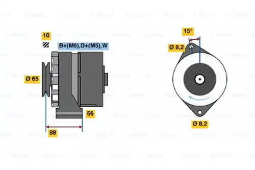 генератор BOSCH 0 986 036 250