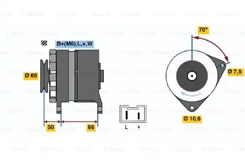 генератор BOSCH 0 986 036 901