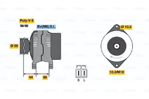 генератор BOSCH 0 986 042 921