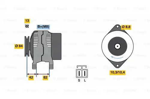 генератор BOSCH 0 986 049 710