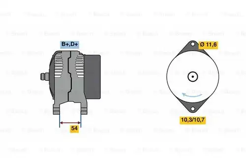 генератор BOSCH 0 986 080 630