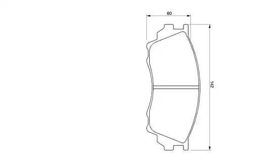 накладки BOSCH 0 986 424 753