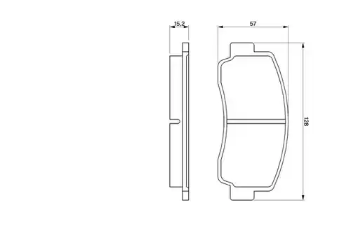 накладки BOSCH 0 986 465 111