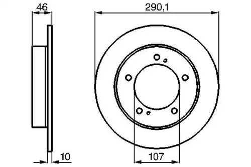 спирачен диск BOSCH 0 986 478 377