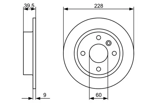 спирачен диск BOSCH 0 986 478 644