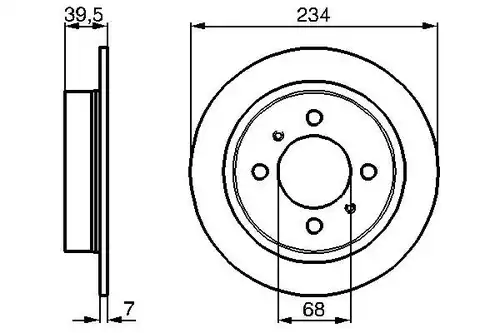 спирачен диск BOSCH 0 986 478 865