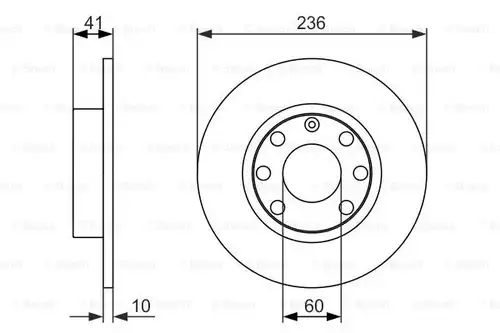 спирачен диск BOSCH 0 986 479 829