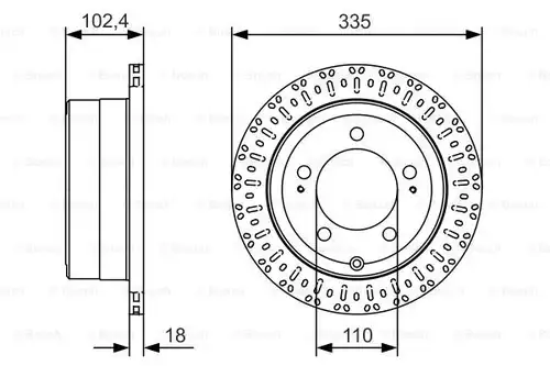 спирачен диск BOSCH 0 986 479 A61