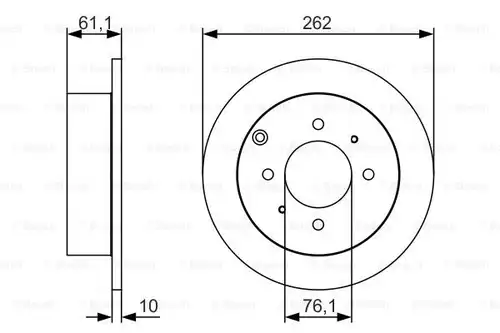 спирачен диск BOSCH 0 986 479 S68