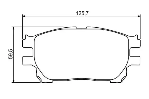 накладки BOSCH 0 986 494 212