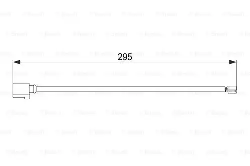 предупредителен контактен сензор, износване на накладките BOSCH 1 987 474 565