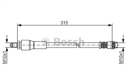 спирачен маркуч BOSCH 1 987 476 032