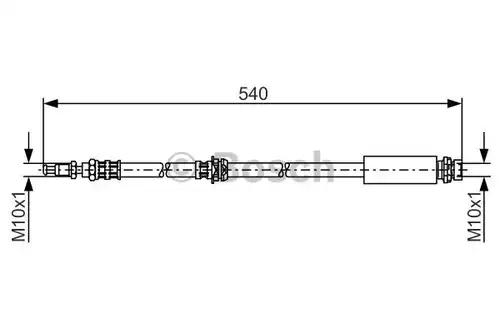 спирачен маркуч BOSCH 1 987 476 057