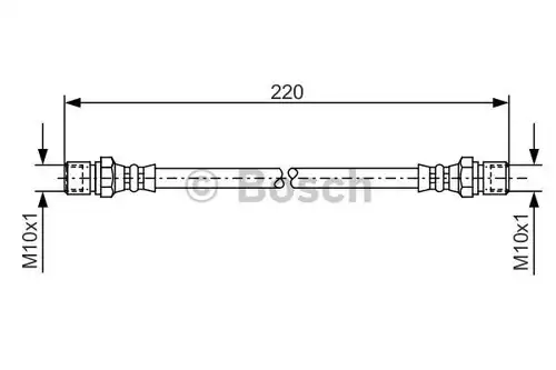спирачен маркуч BOSCH 1 987 476 090