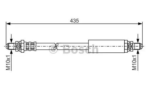 спирачен маркуч BOSCH 1 987 476 104