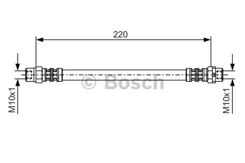 спирачен маркуч BOSCH 1 987 476 175