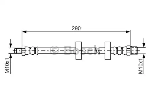 спирачен маркуч BOSCH 1 987 476 334