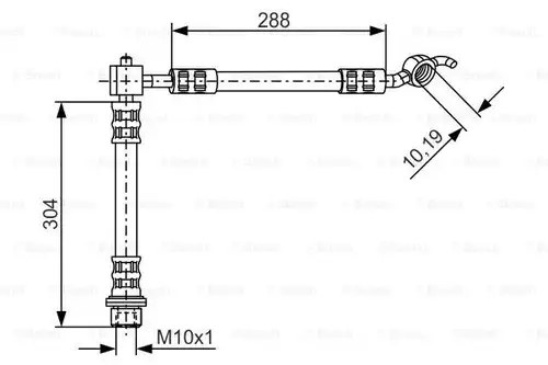 спирачен маркуч BOSCH 1 987 476 358