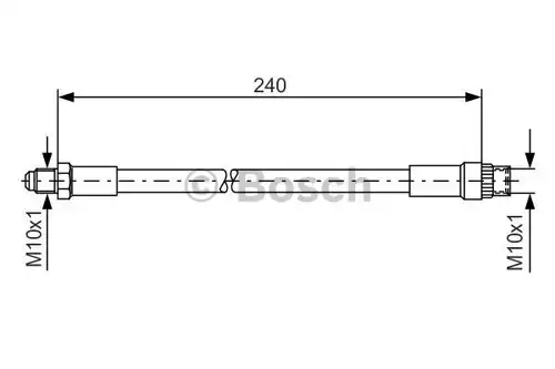 спирачен маркуч BOSCH 1 987 476 421