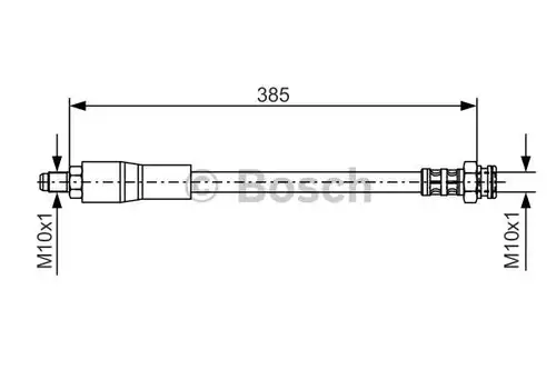 спирачен маркуч BOSCH 1 987 476 461