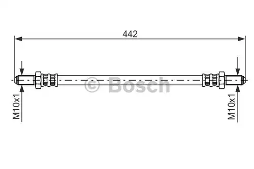 спирачен маркуч BOSCH 1 987 476 469