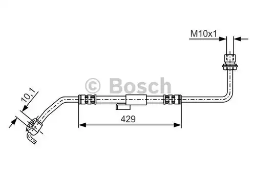 спирачен маркуч BOSCH 1 987 476 511