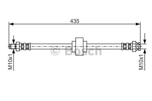 спирачен маркуч BOSCH 1 987 476 521