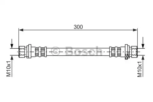 спирачен маркуч BOSCH 1 987 476 583