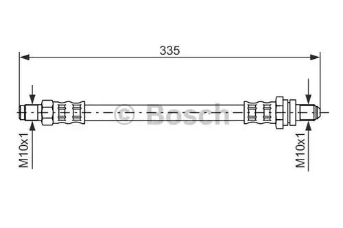 спирачен маркуч BOSCH 1 987 476 600