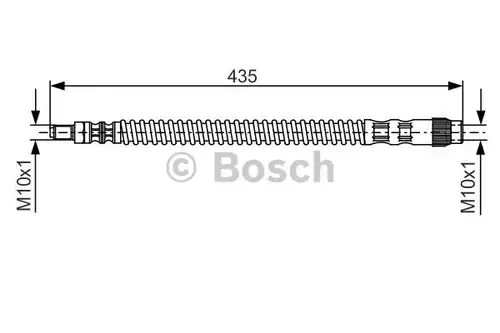 спирачен маркуч BOSCH 1 987 476 669