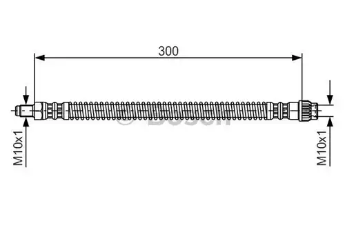 спирачен маркуч BOSCH 1 987 476 679