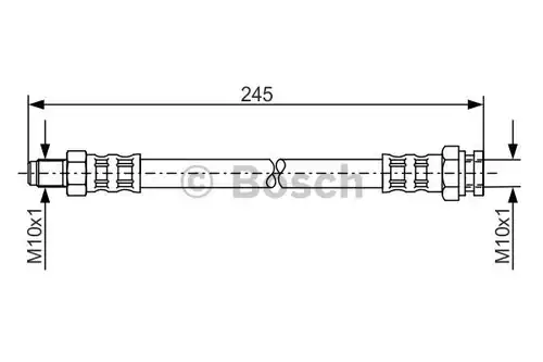спирачен маркуч BOSCH 1 987 476 876