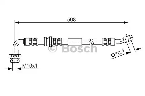 спирачен маркуч BOSCH 1 987 476 932