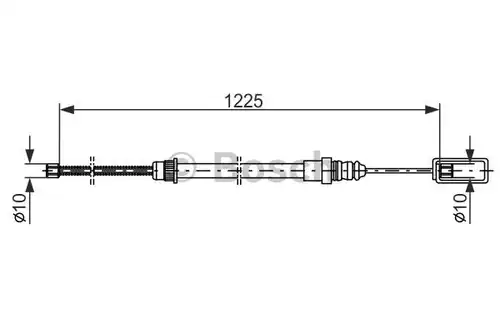 жило за ръчна спирачка BOSCH 1 987 477 453