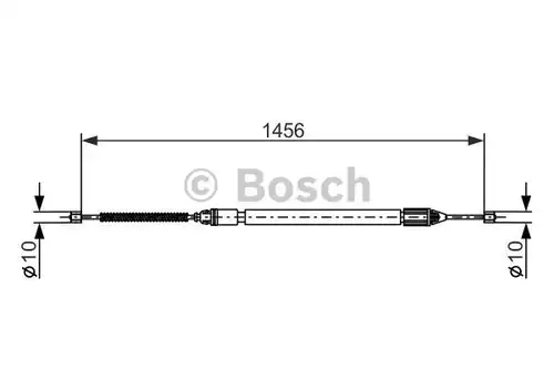 жило за ръчна спирачка BOSCH 1 987 477 637