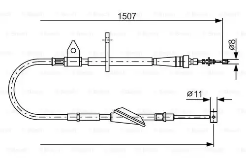 жило за ръчна спирачка BOSCH 1 987 477 995