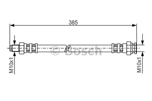 спирачен маркуч BOSCH 1 987 481 018