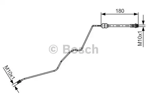 спирачен маркуч BOSCH 1 987 481 421