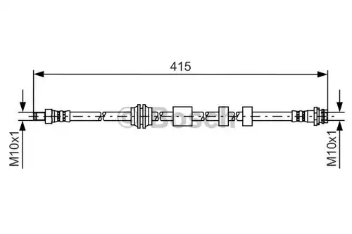 спирачен маркуч BOSCH 1 987 481 425