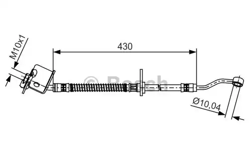 спирачен маркуч BOSCH 1 987 481 503
