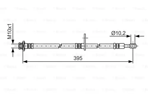 спирачен маркуч BOSCH 1 987 481 A53