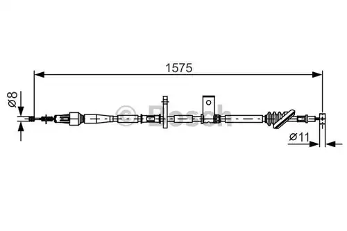 жило за ръчна спирачка BOSCH 1 987 482 095