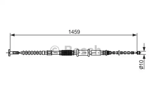 жило за ръчна спирачка BOSCH 1 987 482 180