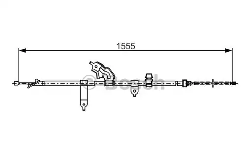 жило за ръчна спирачка BOSCH 1 987 482 221