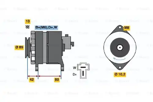 генератор BOSCH 9 120 144 622