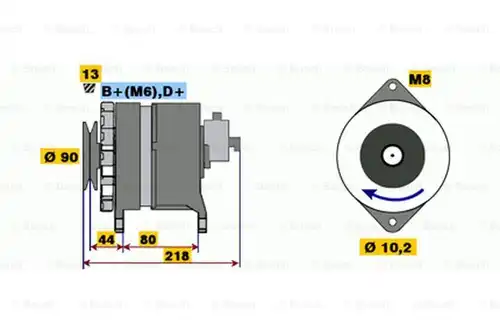 генератор BOSCH 9 120 334 628