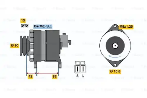 генератор BOSCH 9 120 335 001