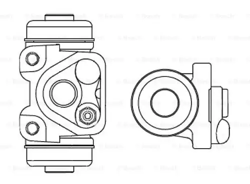 спирачно цилиндърче на колелото BOSCH F 026 002 369