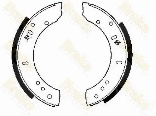 комплект спирачна челюст Brake ENGINEERING SH2082